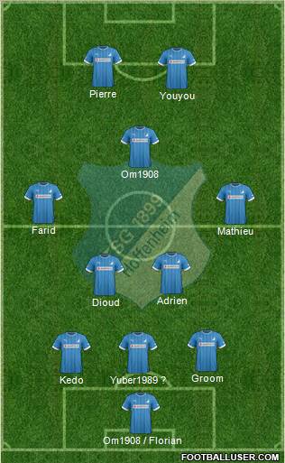 TSG 1899 Hoffenheim Formation 2012