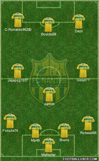 FC Nantes Formation 2012