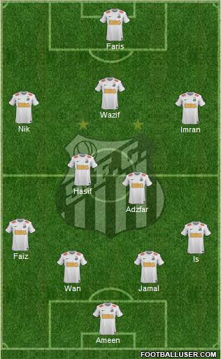 Santos FC Formation 2012