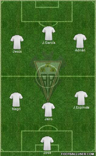 Albacete B., S.A.D. Formation 2012