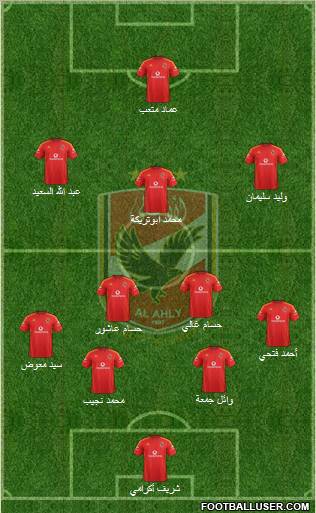 Al-Ahly Sporting Club Formation 2012