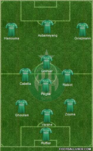 A.S. Saint-Etienne Formation 2012