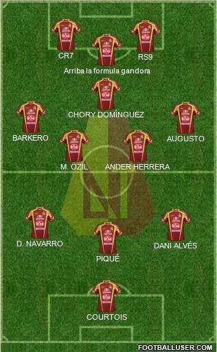 CC Deportes Tolima Formation 2012