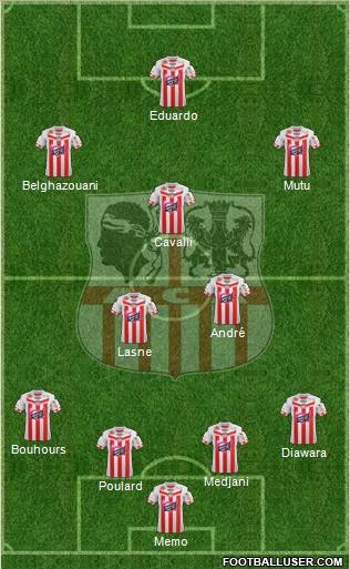 Athletic Club Ajaccien Football Formation 2012