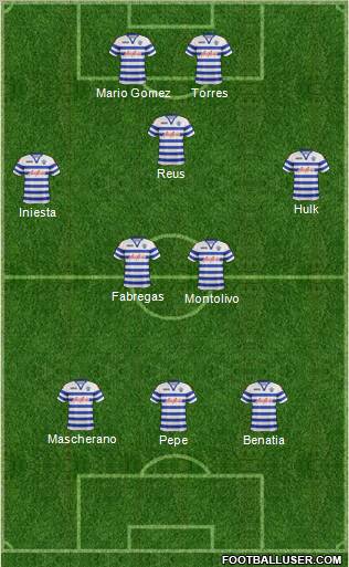 Queens Park Rangers Formation 2012