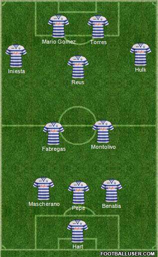 Queens Park Rangers Formation 2012