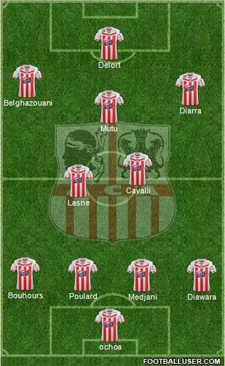 Athletic Club Ajaccien Football Formation 2012