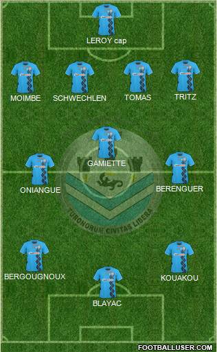 Tours Football Club Formation 2012