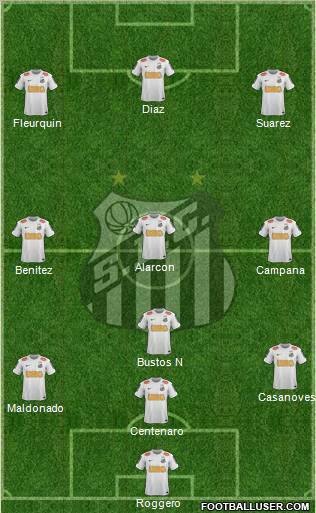 Santos FC Formation 2012