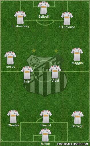 Santos FC Formation 2012