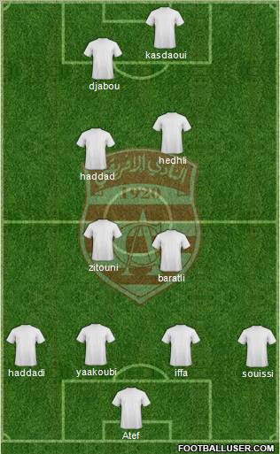 Club Africain Tunis Formation 2012