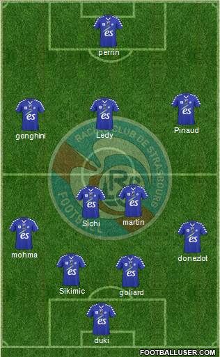 Racing Club de Strasbourg-Football Formation 2012