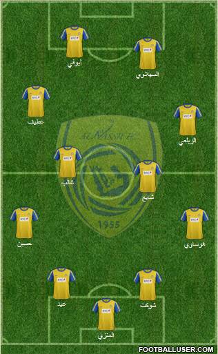 Al-Nassr (KSA) Formation 2012