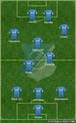 TSG 1899 Hoffenheim Formation 2012