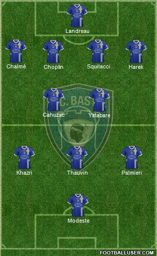 Sporting Club Bastia Formation 2012