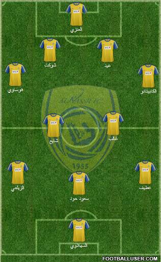 Al-Nassr (KSA) Formation 2012