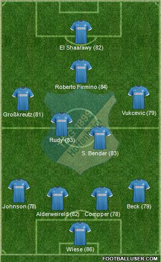 TSG 1899 Hoffenheim Formation 2012