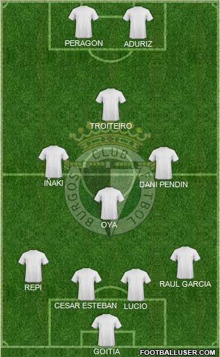 Burgos C.F., S.A.D. Formation 2012