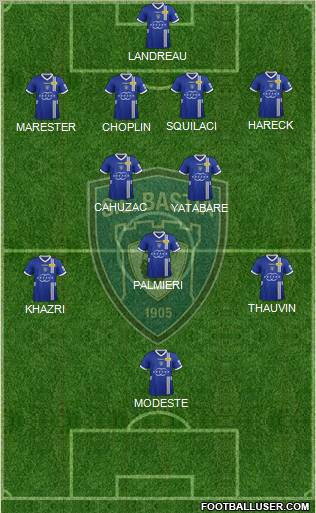 Sporting Club Bastia Formation 2012