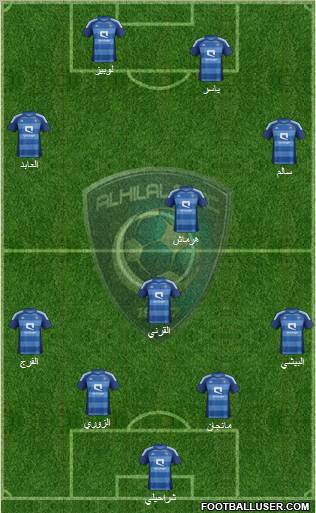 Al-Hilal (KSA) Formation 2012