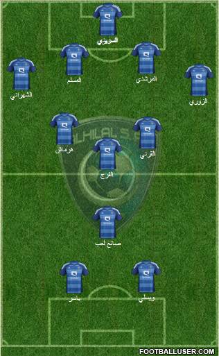 Al-Hilal (KSA) Formation 2012