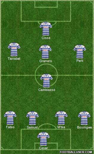 Queens Park Rangers Formation 2012