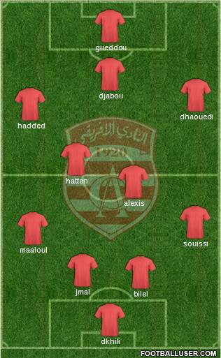 Club Africain Tunis Formation 2012