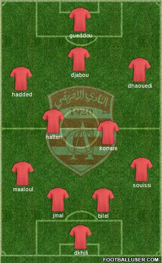 Club Africain Tunis Formation 2012