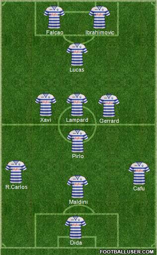 Queens Park Rangers Formation 2012