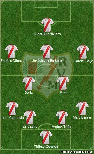 Rayo Vallecano de Madrid S.A.D. Formation 2012