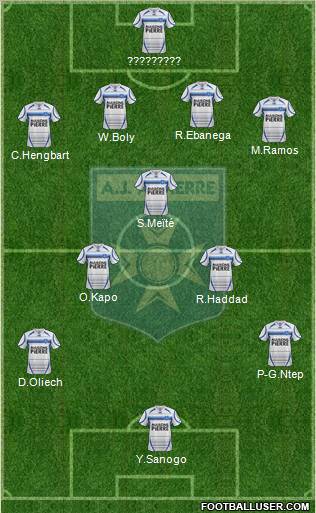 A.J. Auxerre Formation 2012