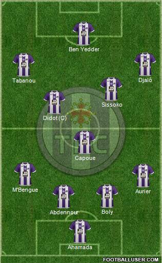 Toulouse Football Club Formation 2012