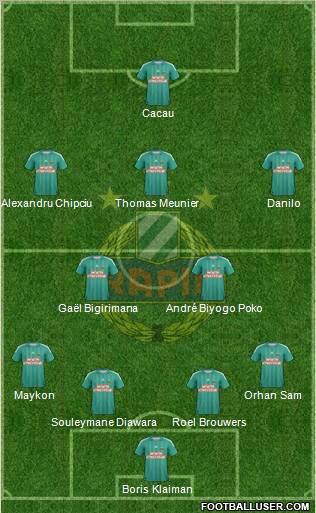 SK Rapid Wien Formation 2012