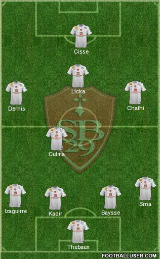 Stade Brestois 29 Formation 2012