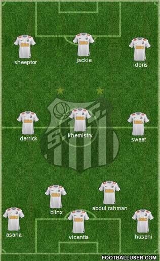 Santos FC Formation 2012