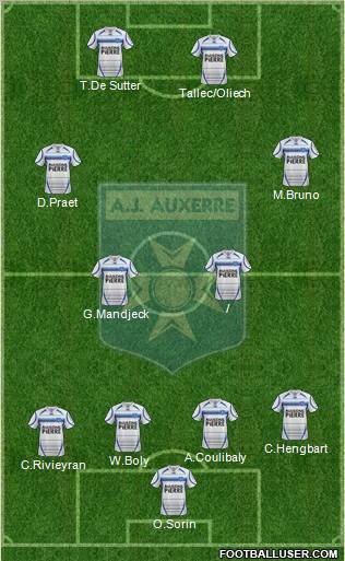 A.J. Auxerre Formation 2012