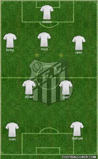 Santos FC Formation 2012