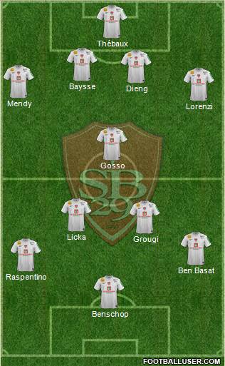 Stade Brestois 29 Formation 2012