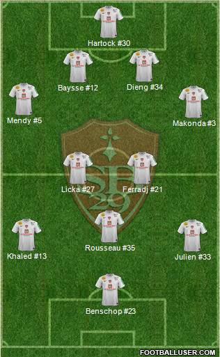 Stade Brestois 29 Formation 2012