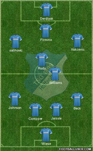 TSG 1899 Hoffenheim Formation 2012