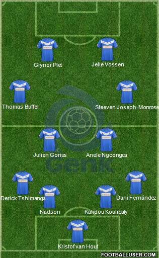 K Racing Club Genk Formation 2012