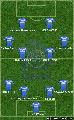 K Racing Club Genk Formation 2012