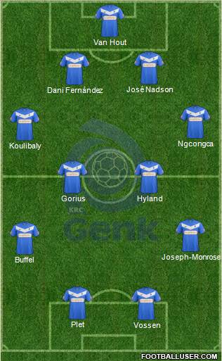 K Racing Club Genk Formation 2012