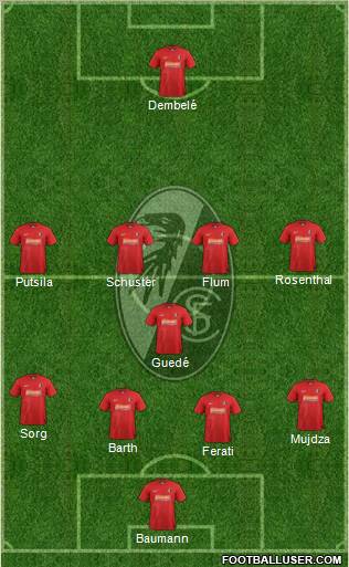 SC Freiburg Formation 2013