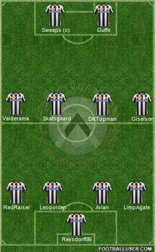 Udinese Formation 2013