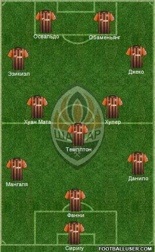 Shakhtar Donetsk Formation 2013