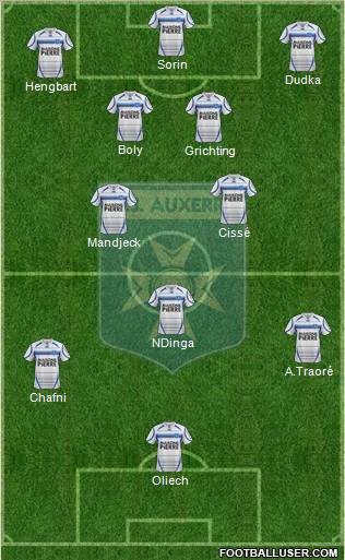 A.J. Auxerre Formation 2013