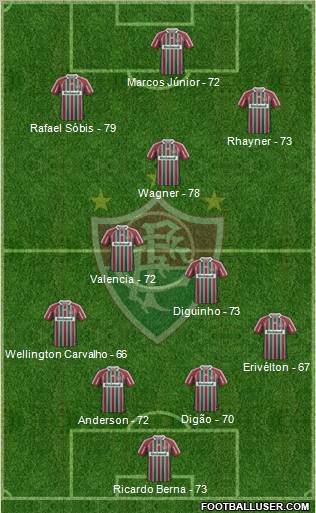 Fluminense FC Formation 2013