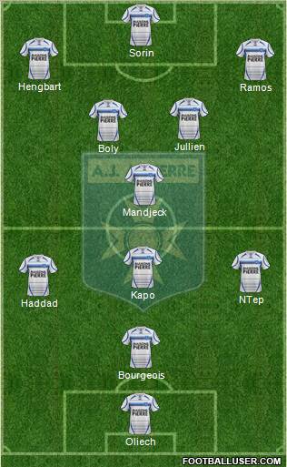 A.J. Auxerre Formation 2013