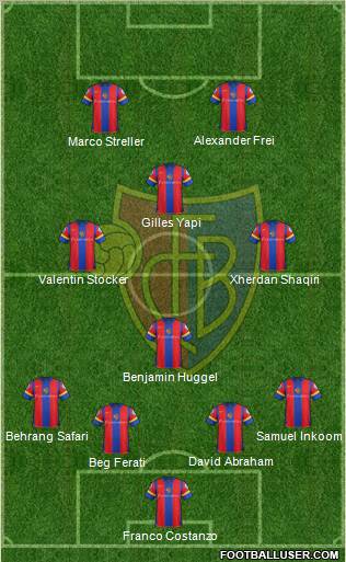 FC Basel Formation 2013